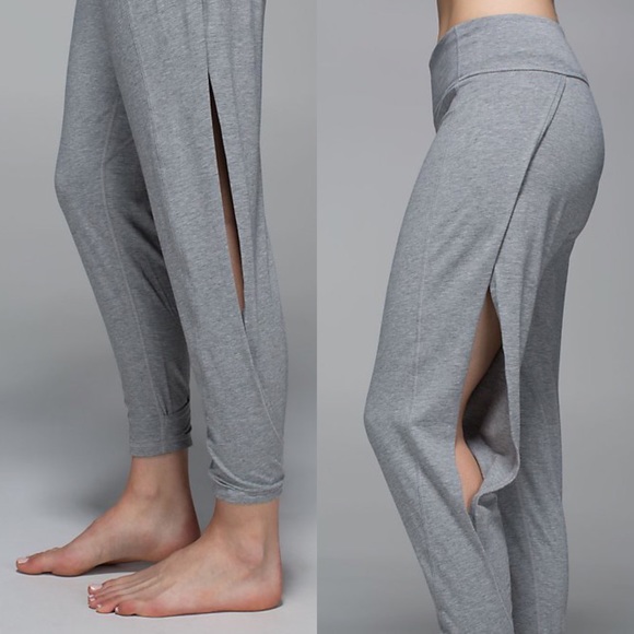 RARE Lululemon Superb Pant Sz 6 In Heathered Medium Grey - Picture 2 of 8